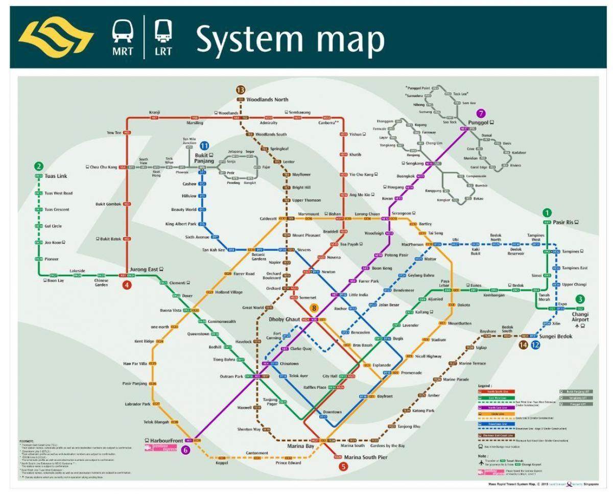 एमआरटी स्टेशन का नक्शा मलेशिया