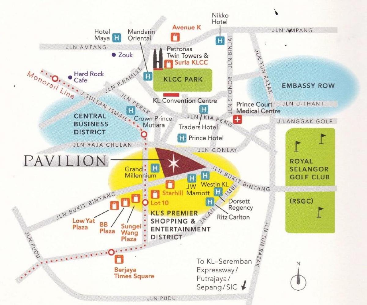 नक्शा मंडप मॉल कुआलालंपुर
