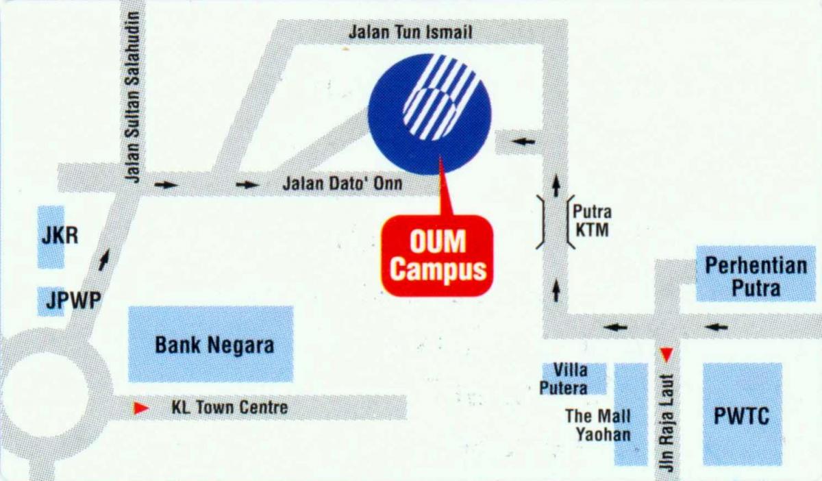 नक्शे के बैंक negara मलेशिया स्थान