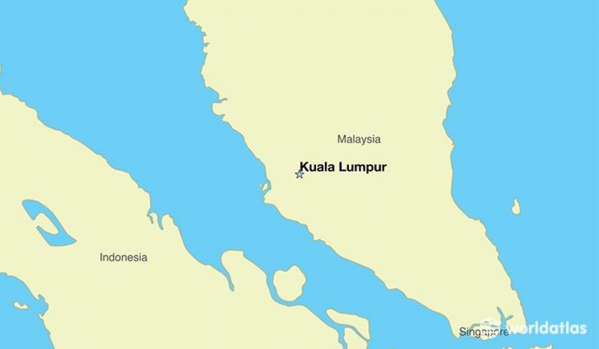के नक्शे की राजधानी मलेशिया