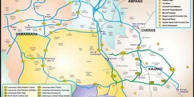 केएल सड़क के नक्शे