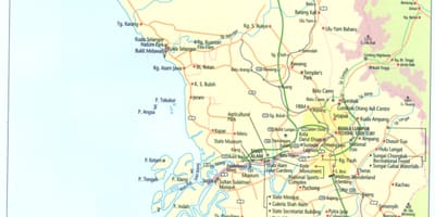 कुआलालंपुर, selangor नक्शा