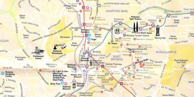 शहर कुआलालंपुर नक्शा