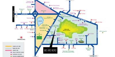 विश्वविद्यालय का नक्शा मलाया