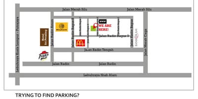 नक्शे के श्री petaling