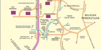 Damansara नक्शा कुआलालंपुर
