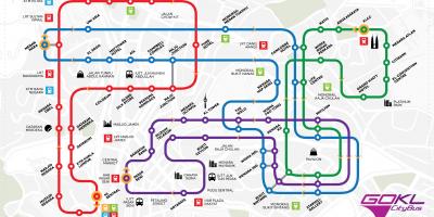 जाने केएल सिटी बस मार्ग नक्शा