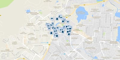 Kepong, कुआलालंपुर नक्शा