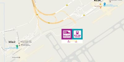 Klia एक्सप्रेस ट्रेन का नक्शा