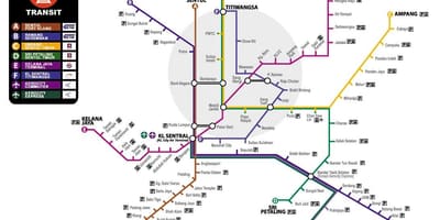 नक्शे के ktm पारगमन