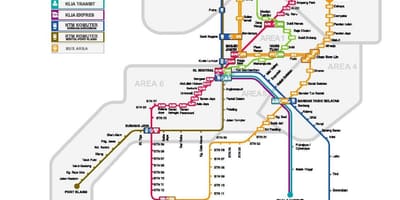 Myrapid एलआरटी नक्शा