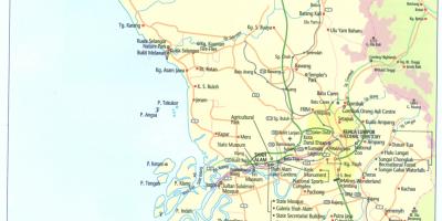 कुआलालंपुर, selangor नक्शा
