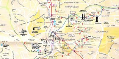 शहर कुआलालंपुर नक्शा